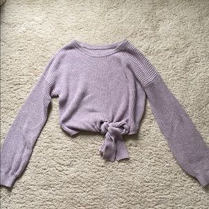 Hollister Purple Knot Sweater